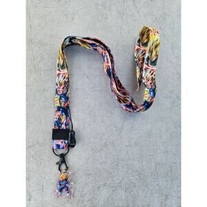 Japan Anime Dragonball Neck Strap Lanyard Yellow & Cream Fabric One Size Unisex
